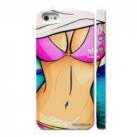 Чехол на iPhone 5 с дизайном Gruf - девушка Swag Чехол на iPhone 5 с дизайном Gruf - девушка Swag