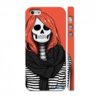 Swag кейс для iPhone 5, скелет в тельняшке Swag кейс для iPhone 5, скелет в тельняшке