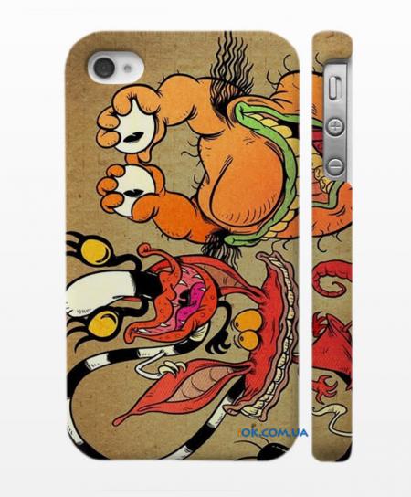 Пластиковый кейс iPhone 4/4S с дизайном "Настоящие монстры" Пластиковый кейс iPhone 4/4S с дизайном "Настоящие монстры"
