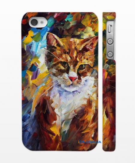 Чехол на Айфон 4/4S с котом от Леонида Ефремова Чехол на Айфон 4/4S с котом от Леонида Ефремова