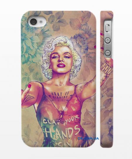 Чехол для iPhone 4/4S c диайнjv Фаб Кираоло, прекрасная Монро Чехол для iPhone 4/4S c диайнjv Фаб Кираоло, прекрасная Монро