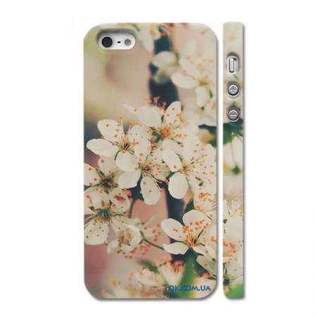 Кейс для iPhone 5, дизайн "цветы яблони" Кейс для iPhone 5, дизайн "цветы яблони"