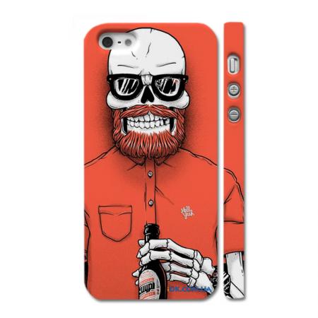 Swag кейс для iPhone 5, череп с пивом Swag кейс для iPhone 5, череп с пивом