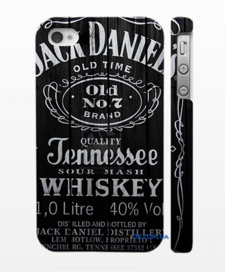 Потрясный чехол на Айфон 4, 4S, виски Jack Daniels Потрясный чехол на Айфон 4, 4S, виски Jack Daniels