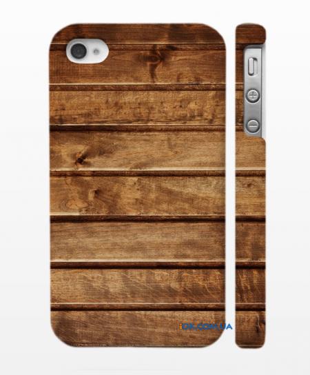 "Деревянный - 2" чехол для iPhone 4,4S "Деревянный - 2" чехол для iPhone 4,4S
