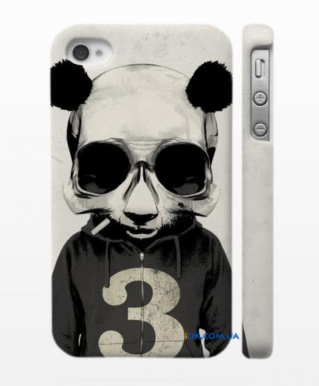 Кейс пластиковый для iPhone 4,4S - Человек Панда