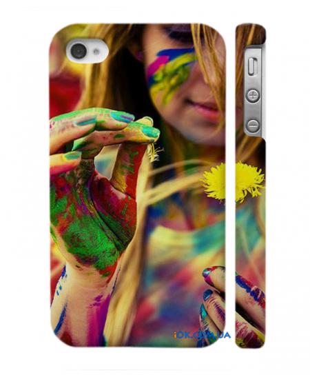 Печать на чехле для iPhone 4, 4S Художница Печать на чехле для iPhone 4, 4S Художница