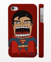 Пластиковый кейс iPhone 4/4S с дизайном "Супермен" Пластиковый кейс iPhone 4/4S с дизайном "Супермен"