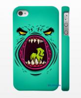 Оригинальный чехол на iPhone 4/4S - Страшный монстрик Оригинальный чехол на iPhone 4/4S - Страшный монстрик