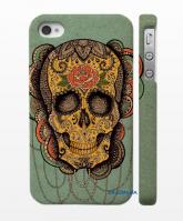 Крутой Swag чехол на iPhone 4/4S, Татуированный череп Крутой Swag чехол на iPhone 4/4S, Татуированный череп