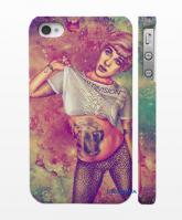Чехол от Фаб Кираоло для iPhone 4/4S, девушка с тату Чехол от Фаб Кираоло для iPhone 4/4S, девушка с тату