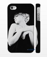Стильная дизайнерская накладка для iPhone 4/4S, Прекрасная Мерилин Стильная дизайнерская накладка для iPhone 4/4S, Прекрасная Мерилин