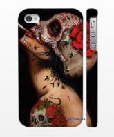 Дизайнерский кейс для iPhone 4, 4S Маска - череп Дизайнерский кейс для iPhone 4, 4S Маска - череп