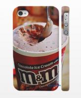 Чехол на iPhone 4/4S, шоколадное мороженное Чехол на iPhone 4/4S, шоколадное мороженное