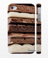 Чехол с принтом на iPhone 4/4S, шоколадная гора Чехол с принтом на iPhone 4/4S, шоколадная гора