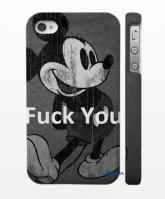Swag xехол для iPhone 4,4S - Fuck you by Mickey Mouse Swag xехол для iPhone 4,4S - Fuck you by Mickey Mouse