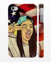 Чехол пластиковый для iPhone 4,4S - Swag girl Чехол пластиковый для iPhone 4,4S - Swag girl