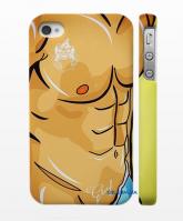 Дизайн Gruf кейс на iPhone 4,4S - мужской торс Дизайн Gruf кейс на iPhone 4,4S - мужской торс