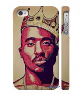 Печать на чехле для iPhone 4, 4S Кing Печать на чехле для iPhone 4, 4S Кing