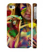Печать на чехле для iPhone 4, 4S Художница Печать на чехле для iPhone 4, 4S Художница